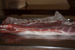 Pork belly without the loin