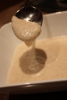 Griesmeel pap, semolina and almond pudding