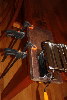 Best advice - bolt your pasta maker down